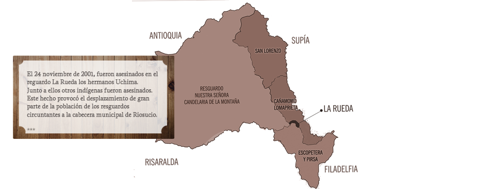 Mapa de Riosucio